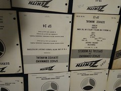 Vtg. Zenith Space Command TV Remote Control – Service Manuals & 3 Ring Binder