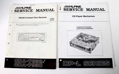ALPINE CDA-7832, 7930 FM/AM COMPACT DISC RECEIVER SERVICE MANUAL w/DP-L DECK MEC