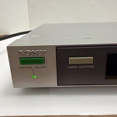 Sony PT-V5 Audio Program Timer Digital Clock Tested Working Japan Vintage