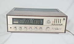 Fisher 500-TX receiver with cabinet (small brother of Fisher 800T) $