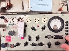 Matched Pair RCA 7189 EL84 6BQ5 Disk Getter Tested Good Tube