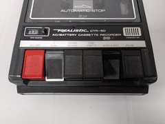 Vintage Realistic CTR-60 AC/Battery Cassette Recorder Tape Player, Parts/Repair