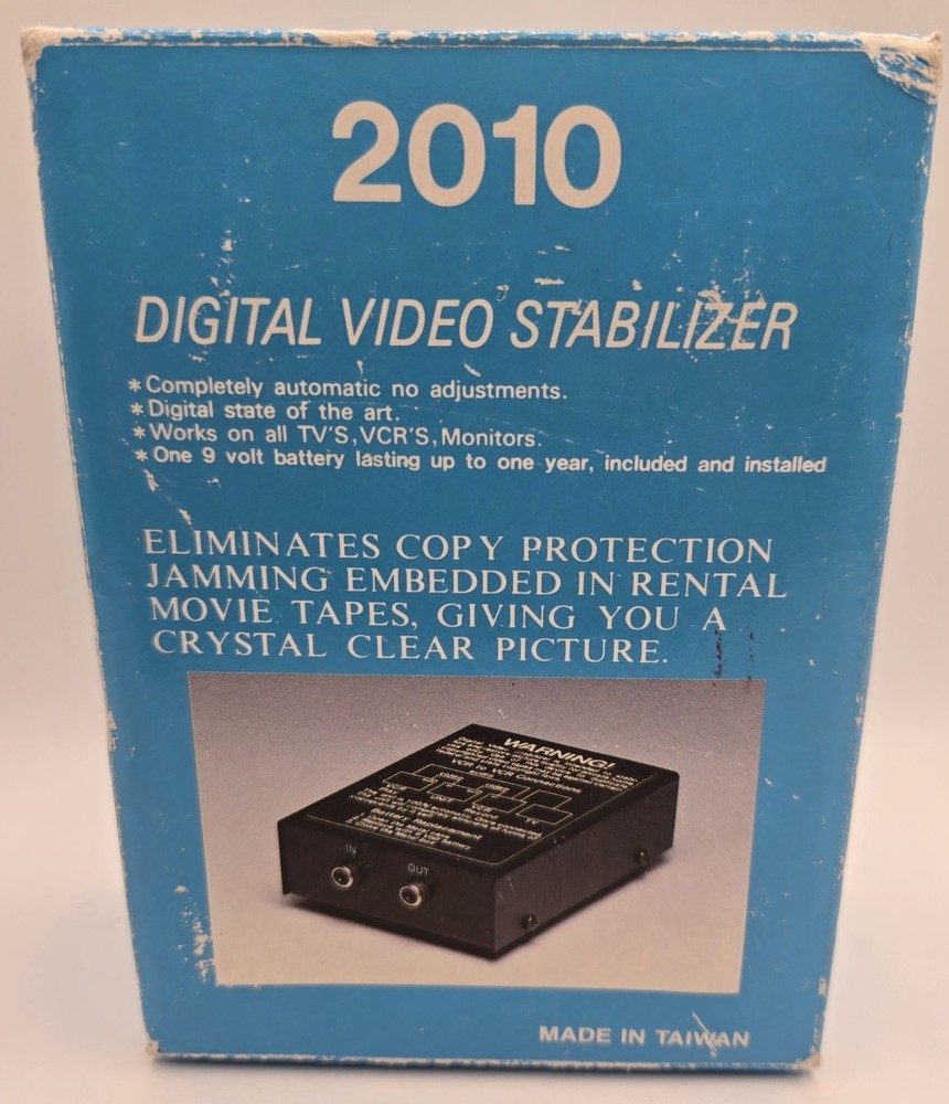2010 RXII Digital Video Stabilizer VCR Copyguards Eliminator VHS L2