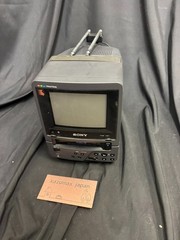 Sony EV-DT1 Video8 Portable CRT Monitor VCR Untested From Japan