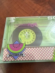 Rare – New Sealed Sony Music Pops Watermelon Blank Cassette Tape Audio