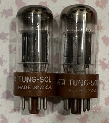 Lot Of 2 6SN7WGTA NAVY CTL TUNG-SOL – Untested – Free Shipping!