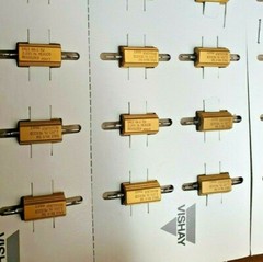 10x NEW VISHAY DALE RH-5 2R21 2R2 5W 5 Watts 1% MIL GR. HI END RESISTORS! RE60G