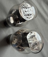Pair NIB GE 2A3 Tubes Triodes WWII era Spring filaments – Read Description