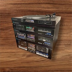 MCS Modular Component Systems 683-2237 Stereo Amplifier Turntable Tuner | Tested