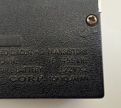 Vintage RARE Sony ICR-120 Miniature Compact AM Radio As Is For Parts & Repair