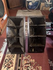 Pair Altec 511B horns Modified Lansing Aluminum Foilcal Econowave