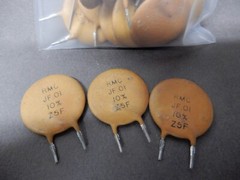 RMC .01uf Ceramic Disc Capacitors 0.89″ Dia. Qty 20 NOS Unknown Voltage Z5F