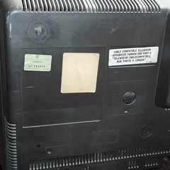 Vtg ZENITH SPACE COMMAND Chromatic – CRT Tube 16 in Screen TV for Retro Gaming