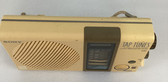 Sony Tap Tunes Vintage 4 Band Receiver Radio ICF-S77W AM FM 1986 80s Tested