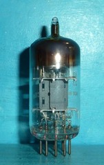 Amperex Bugle Boy ECC81 12AT7 Tube Halo Getter Tested