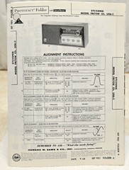Sylvania Radio FM70W (CH. U06-1) Sams 1968 Schematic & Parts