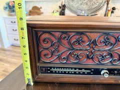 E1 Magnavox 15″ Radio Vintage Wood Case AM FM model 1R1727 USA
