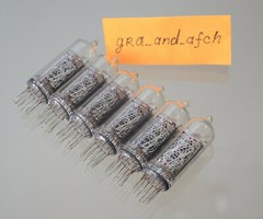 IN-14 Nixie Tubes UNUSED TESTED Desoldered [6 pcs SET] FAST DELIVERY UPS 3-5Days