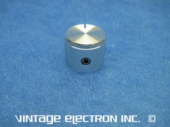 NEW Replacement DYNACO Knob (3/4″ diameter) – SILVER Machined Aluminum