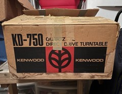 Vintage 70’s KENWOOD KD-750 Quartz PLL Direct Drive Turntable Made in Japan