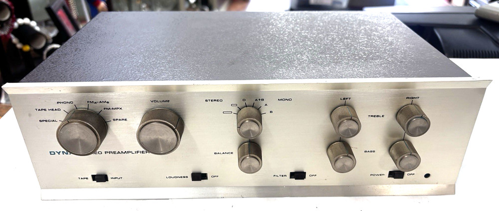 Dyna Dynaco PAS Stereo Tube PreAmplifier Works Great! 12AX7 Tubes – Tech Tested