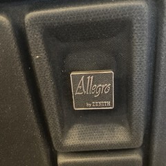 2 Vintage Zenith Allegro 1000 Speaker Set 6 1/2″ Woofer 2″ Horn Tweeter