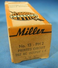 Miller 13-PH2 Coil Printed Circuit Output IF 262KHz – NOS in BOX (FREE SHIP!)