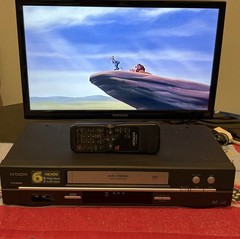 Hitachi VT-FX665A Hi-Fi Stereo VHS VCR 6-Head SQPB Recorder *TESTED & WORKING*