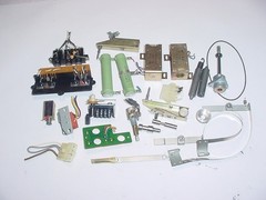 TEAC X-3 tape recorder MISC ELECT/MECHANICAL COMPONENT SPARE PART LOT ****