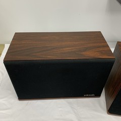 Vintage Polk Audio SDA Compact Reference Bookshelf Right Left Speakers, READ DES