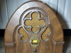 Vtg Philco-Ford AM/FM Radio Special Edition Baby Grand (1930-36) R-91 Works