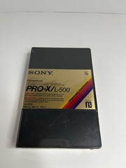 Sony Dynamicron Professional Pro-X L-500 Master Grade Sealed Blank Betamax Tape