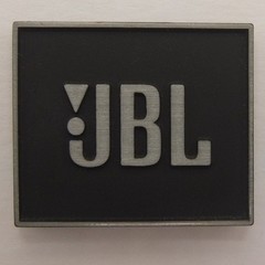 vintage JBL metal speaker emblem for J325A, L100T, L80T, L60T, and many others