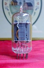 Vintage RCA 12AU7A PLATINUM GRADE Clear Top Preamp Tube 100% NOS = 5814, 6189