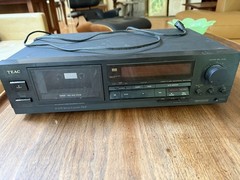 TEAC V-670 3-HEAD Three-Head Stereo Cassette Deck DOLBY B-C NR HX PRO (0496)