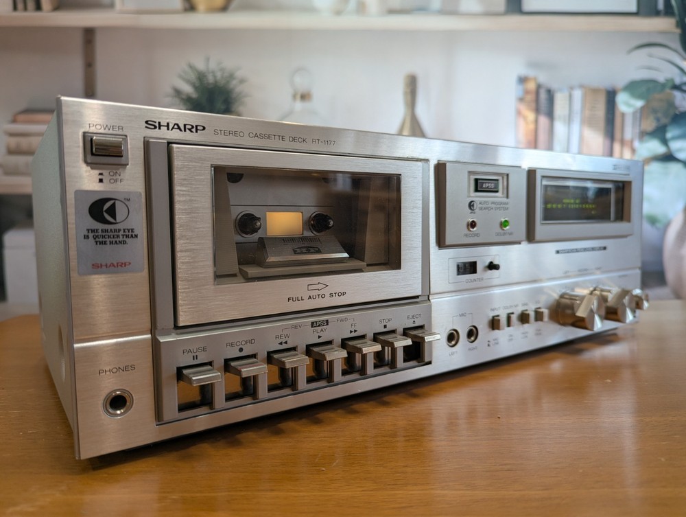 Sharp RT-1177 Stereo Cassette Tape Deck Player Dolby NR Japan Tested Recorder