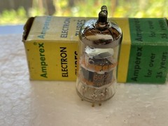 Vintage Amperex 6922 O Getter Tube NOS