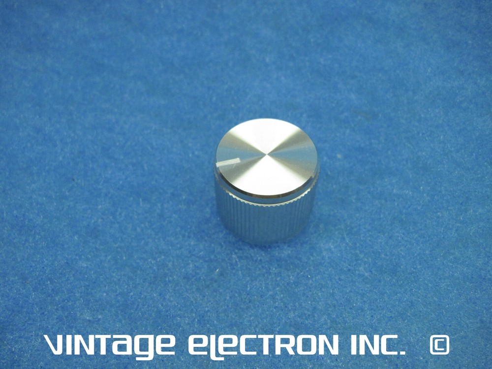 NEW Replacement DYNACO Knob (3/4″ diameter) – SILVER Machined Aluminum