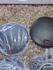 New Vtg Alpine Speaker Set 6247 Go, Two Way, 45 Watts Strontium Magnet