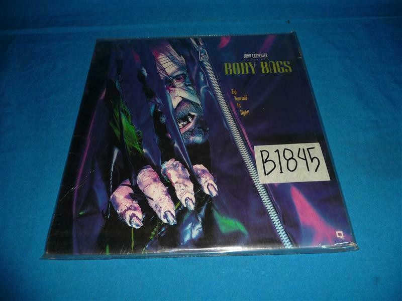John Carpenter BODY BAGS Laser Disc 30 Days Warranty Expedited Shipping