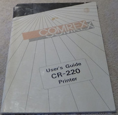 Comrex User’s Guide CR-220 Printer International Incorporated
