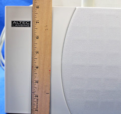 Altec Lansing ACS495 2.1 Desktop Speakers w/ Powered Subwoofer White NOS Tested