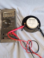 RADIOSHACK 1″ SOFT DOME TWEETER REPLACEMENT 8 OHMS SPEAKER DIY PARTS 40-1276B