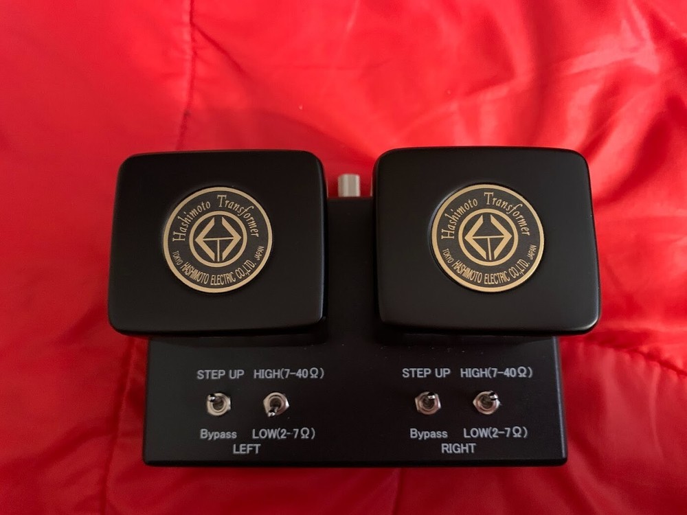 MC Step-up Transformer Unit with Hashimoto HM-3: for A Tec, Orto, Denon, Koetsu