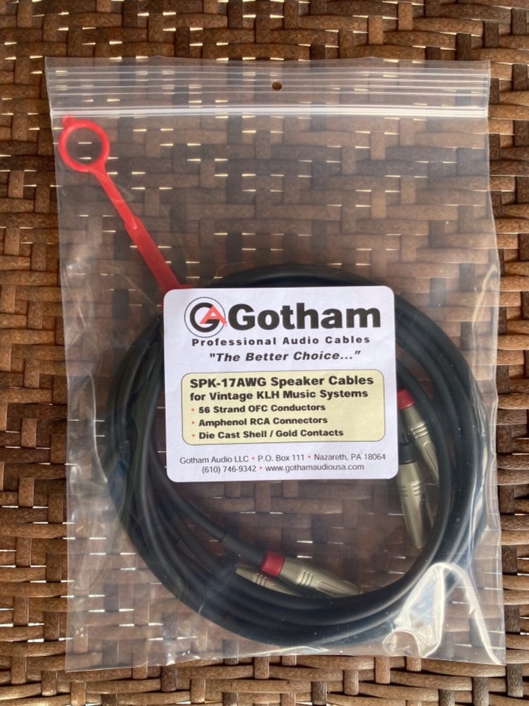 Premium Speaker Cable-KLH Model Eleven 11 Twenty 20 Twenty Four 24 – 10 Ft. Pair