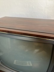 Zenith Space Command Color CRT TV SE1315W 13″ Color Retro Gaming Wood Grain