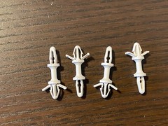 4 New Replacement Plastic Mounting Clips for Pioneer Amplifier Circuit Boards