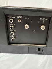 Sanyo VCR 3900 II Betacord Beta VCR Video Cassette Recorder Untested Powers On
