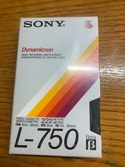 Sony L-750 SD Beta Max Dynamicron Video Recording Tape Cassette Sealed Blank New