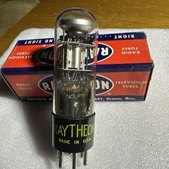 RAYTHEON 6E5 MAGIC EYE TUBE New!!
